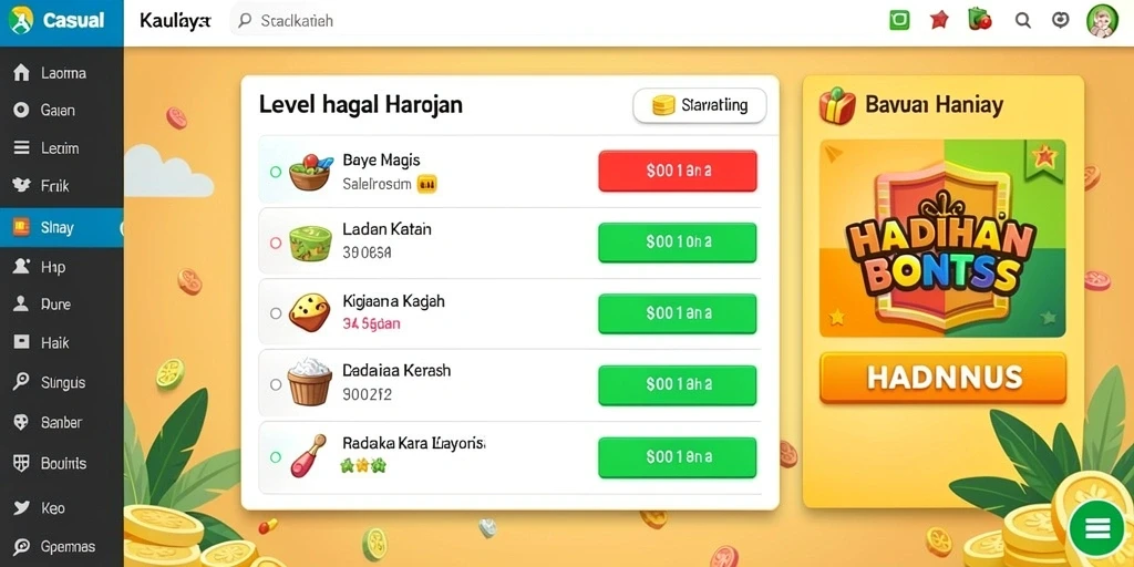 Mode permainan yang variatif dan menantang.
