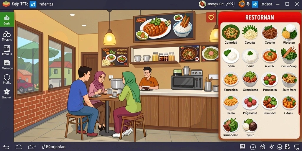 Fitur sosial yang memungkinkan interaksi antar pemain.
