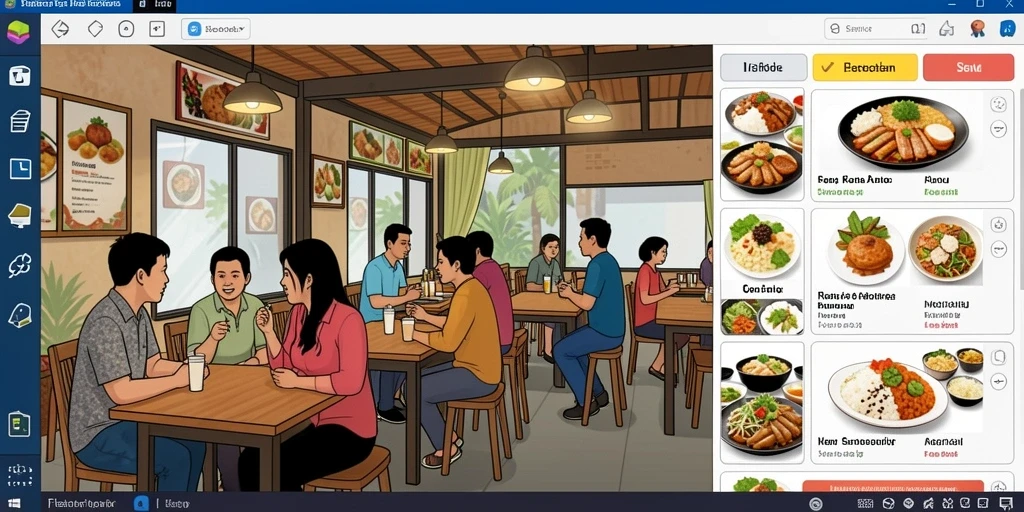 Tampilan antarmuka yang user-friendly dan intuitif.
