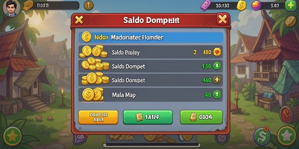 Tangkapan layar yang menampilkan fitur sistem reward.