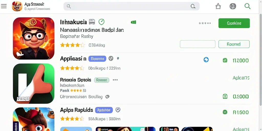Menu pengaturan yang mudah diakses untuk personalisasi.
